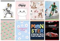 Opakowanie Zeszyt GIMBOO A5 w kratkę 32 kartki mix