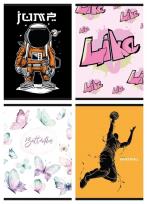 Opakowanie Zeszyt GIMBOO A5 w linie 32 kartki mix