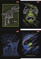 Opakowanie Zeszyt okł.lamin A5 32k linia 2kol T-REX