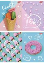 Opakowanie Zeszyt okładka laminowana A5 60k. krata