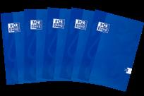 Opakowanie ZESZYT OXFORD ESSE A4 60K 90G KR MA NIEBIESKI kratka z marginesem PAKIET 5 SZTUK