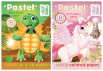 Opakowanie Zeszyt papierów kolorowych A4 8 arkuszy błyszczący