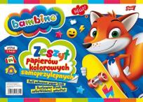 Opakowanie Zeszyt papierów kolorowych samoprzyl. A4 BAMBINO