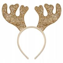 Opakowanie Złota opaska z rogami renifera