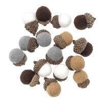 Opakowanie Żołędzie pluszowe 16 szt. mix