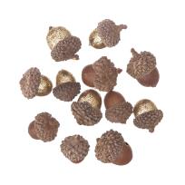 Opakowanie Żołędzie z brokatem naturalne 12 sztuk