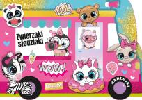 Okładka książki Zwierzaki słodziaki. Kolorowanka z wykrojnika