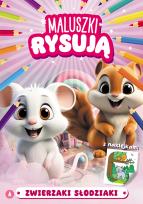 Okładka książki Zwierzaki słodziaki. Maluszki rysują
