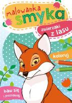 Okładka książki Zwierzaki z lasu. Malowanka smyka