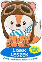 Okładka książki Zwierzakowe kolorowanki. Lisek Leszek