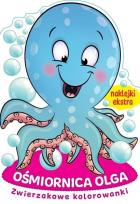 Okładka książki Zwierzakowe kolorowanki. Ośmiornica Olga