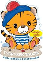 Okładka książki Zwierzakowe kolorowanki. Tygrysek Tadzik