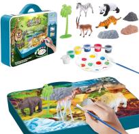 Opakowanie Zwierzęta zoo do malowania