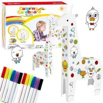 Opakowanie Żyrafa kartonowa do malowania