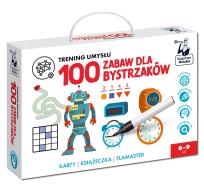 Okładka książki 100 zabaw dla bystrzaków. Trening umysłu. Kapitan Nauka