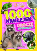 Okładka książki 1000 naklejek. Urocze zwierzątka. National Geographic Kids