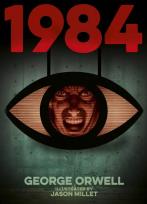 Okładka książki 1984 (Nineteen Eighty-Four) wer. angielska