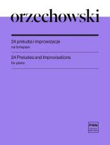 Okładka książki 24 preludia i improwizacje nuty na fortepian PWM