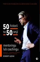 Okładka książki 50 historii na 50 sesji mentoringu lub coachingu