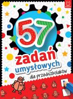 Okładka książki 57 zadań umysłowych dla przedszkolaków