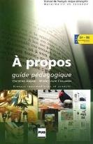 Okładka książki A propos przewodnik metodyczny