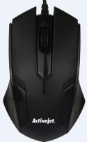 Okładka książki Activejet mysz przewodowa USB AMY-201