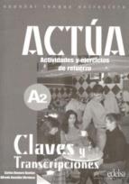 Okładka książki Actua A2 klucz