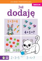 Okładka książki Akademia przedszkolaka. Już dodaję