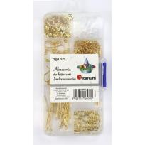 Opakowanie Akcesoria do biżuterii złote 191el