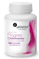 Zdjęcie produktu Aliness Magnez chelatowany 650mg+ B6 (P-5-P) 100 kaps