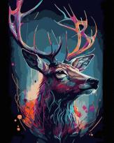 Opakowanie alowanie po numerach czarne płótno - Kolorowy...