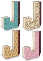 Opakowanie Alphabooks Notatnik litera - J