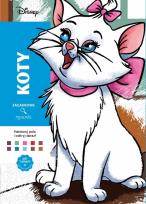 Okładka książki Art Therapy. Disney Koty. Kolorowanka antystresowa
