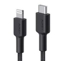 Okładka książki AUKEY CB-CL03 NYLONOWY KABEL USB C-LIGHTNING 2M PD