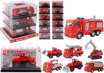 Opakowanie Autko w klocku 1:64 straż MIX