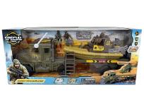 Opakowanie Auto wojskowe z lawetą i łodzią 64,5x28x12,5cm