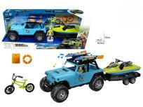 Opakowanie Auto z przyczepą światło dźwięk