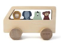 Opakowanie Autobus drewniany dla zwierząt