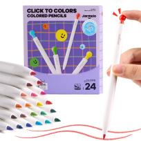 Opakowanie Automatyczne ołówki kolorowe Click to Colors 24szt