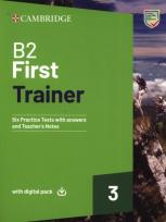 Okładka książki B2 First Trainer 3 Trainer with Answers with Digital Pack