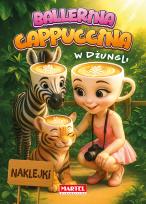Okładka książki Ballerina Cappuccina w dżungli + naklejki