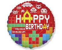 Opakowanie Balon foliowy 45cm Happy Birthday