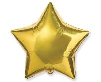 Opakowanie Balon foliowy 46cm Gwiazda złota