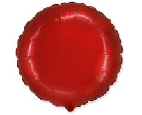 Opakowanie Balon foliowy 46cm Okrągły czerwony