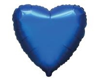 Opakowanie Balon foliowy 46cm Serce satynowy czarny