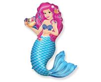 Opakowanie Balon foliowy 61cm Syrenka z muszlą