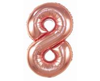 Opakowanie Balon foliowy 8 candy pink 85cm