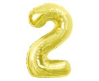 Opakowanie Balon foliowy B&C 2 Light gold 85cm