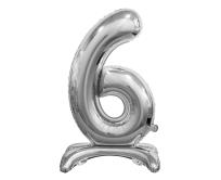 Opakowanie Balon foliowy B&C 6 srebrny 74cm