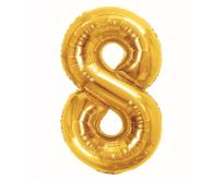 Opakowanie Balon foliowy B&C 8 Royal gold 85cm